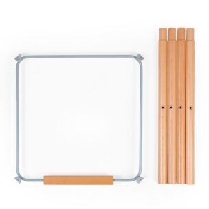 Evolu Extra Set Lange Poten + Voetsteun – Hout – Mint