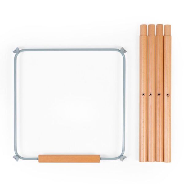 Evolu Extra Set Lange Poten + Voetsteun – Hout – Mint