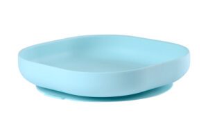 Beaba siliconen bord met zuignap blue - blauw