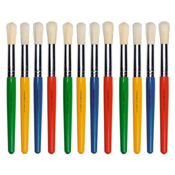 Colorall Kinderkwast – Set van 12 stuks