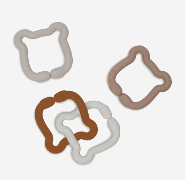 Jollein Speelgoedringen / Bijtringen Siliconen – Teddy Bear