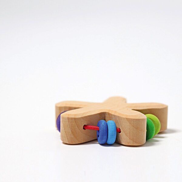 Grimms Houten Rammelaar Regenboogster