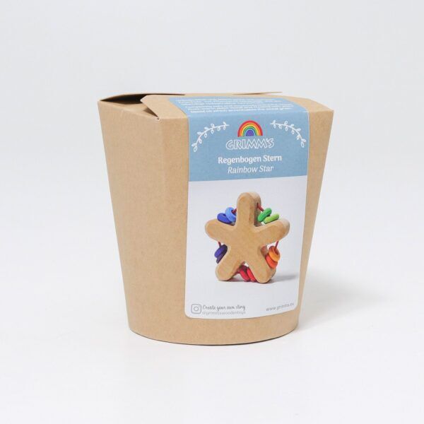 Grimms Houten Rammelaar Regenboogster