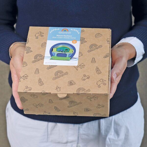 Grimms Houten Mobile Home Blauwgroen