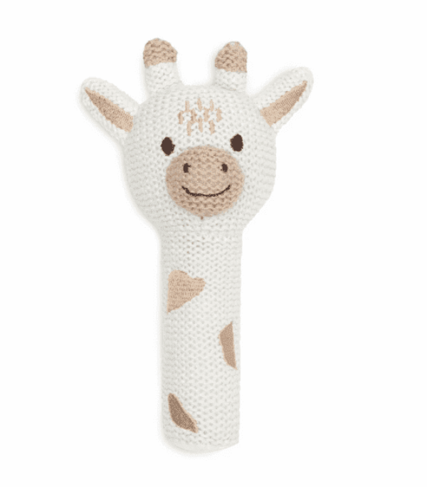 Knuffel Rammelaar Giraffe