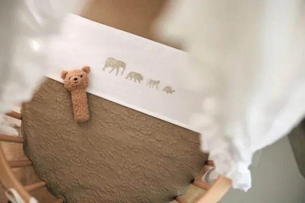 Jollein Laken Ledikant 120x150cm Animals – Olive Green