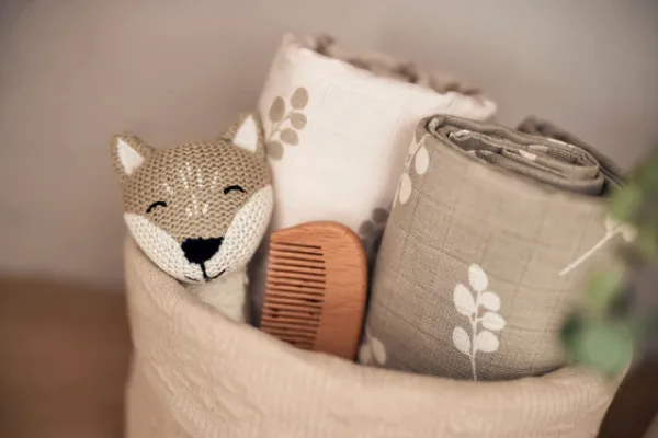 Jollein Hydrofiele Multi Doek Large 115x115cm Twig – Olive Green – 2 Stuks