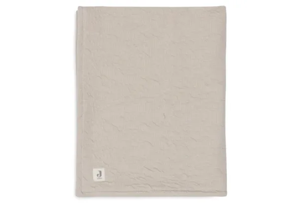 Jollein Deken Ledikant 100x150cm Soft Waves – Nougat/Velvet