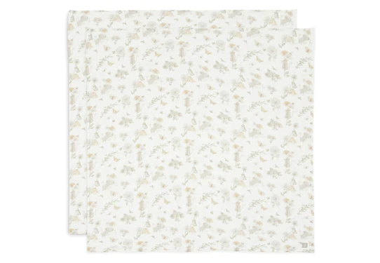 Jollein Hydrofiele Multi Doek Large 115x115cm Dreamy Mouse (2 stuks)