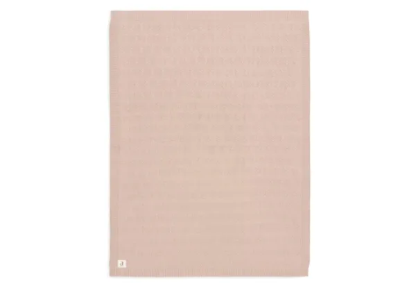 Jollein Deken Ledikant 100x150cm Grain Knit – Wild Rose