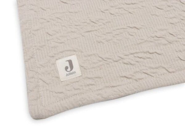 Jollein Deken Ledikant 100x150cm Soft Waves – Nougat/Velvet