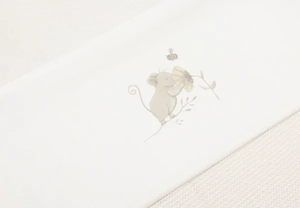 Jollein Laken Wieg 75x100cm Dreamy Mouse