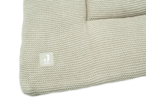 Jollein Boxkleed 75x95cm Basic Knit – Olive Green