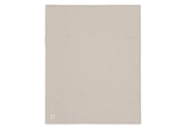 Jollein Deken Ledikant 100x150cm Soft Waves – Nougat/Velvet