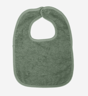 Slabbetje met Drukknoop Groen