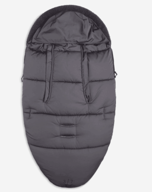 Jollein Voetenzak voor Buggy Wandelwagen – Grey Grijs foto 2