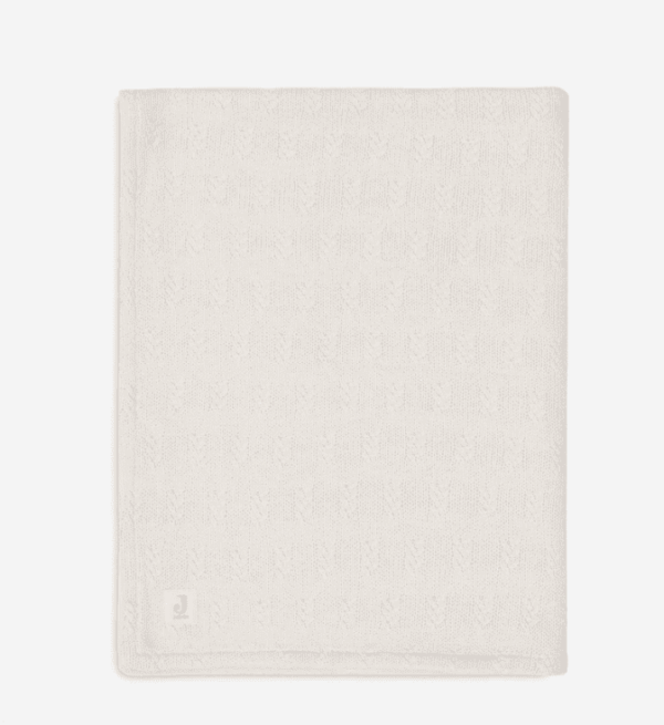Jollein Deken Ledikant 100x150cm Grain Knit – Oatmeal/Velour