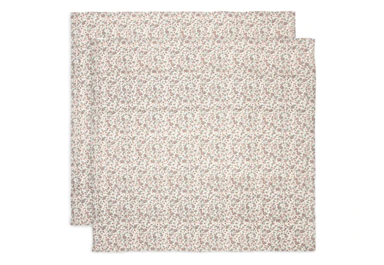 Jollein Hydrofiele Multi Doek Large 115x115cm Retro Flowers - 2 Stuks