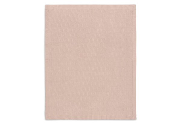 Jollein Deken Ledikant 100x150cm Grain Knit – Wild Rose