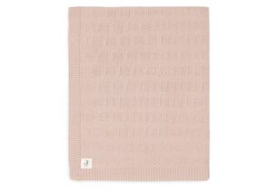 Jollein Deken Ledikant 100x150cm Grain Knit – Wild Rose