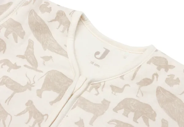 Jollein Baby Slaapzak Met Afritsbare Mouw 70cm Animals – Nougat