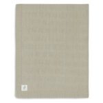 Deken Wieg 75x100cm Grain Knit - Olive Green