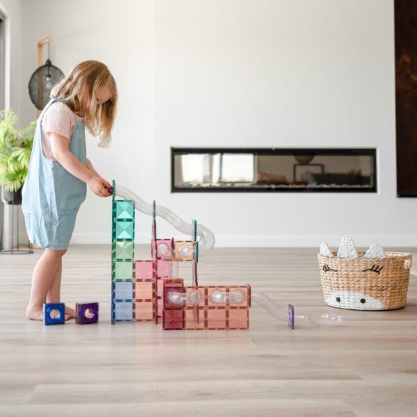 Connetix Pastel Bal Run Uitbreidingsset – 80-delig