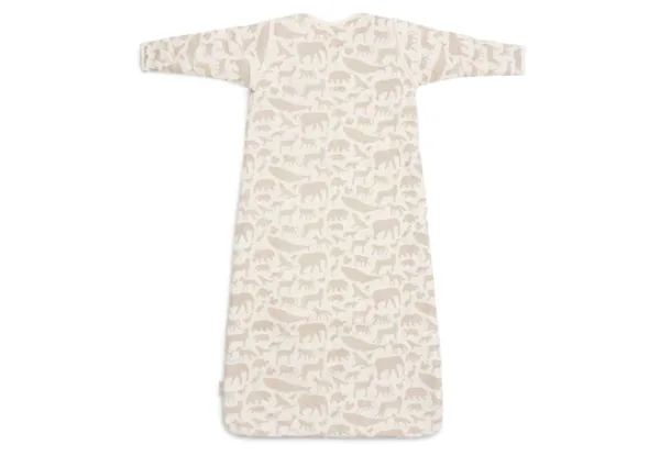 Jollein Baby Slaapzak Met Afritsbare Mouw 70cm Animals – Nougat
