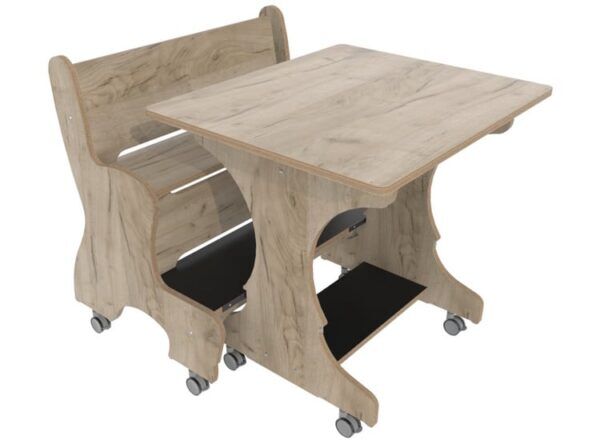 Hoogzit Ergocombi Enkel 80 cm – Grey Craft Oak