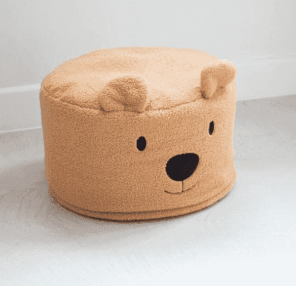 Teddy Beer Poef – Teddy – Beige 40cm