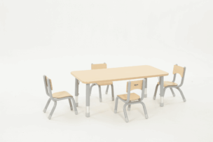 Olaf Kinderstoel Zithoogte 31 cm – 3-4 jaar – Set van 4 stuks foto 2