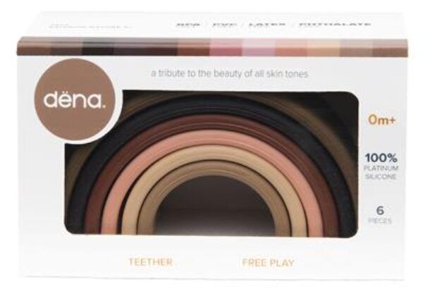 Dëna Siliconen Speelset 6 Rainbow – Regenboog Diversity