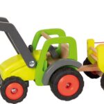 houten speelgoed tractor