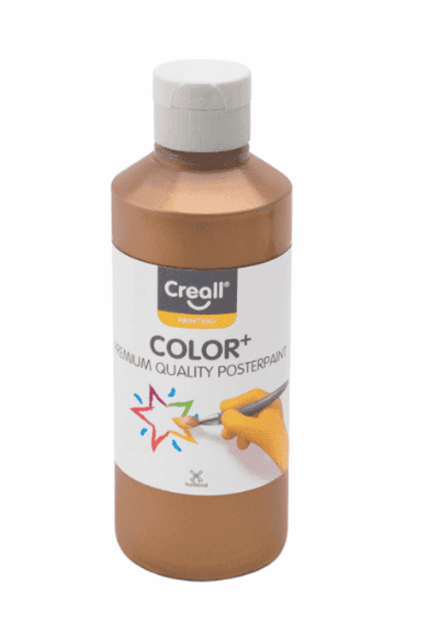 Creall Basic color plakkaatverf 500 ml Brons