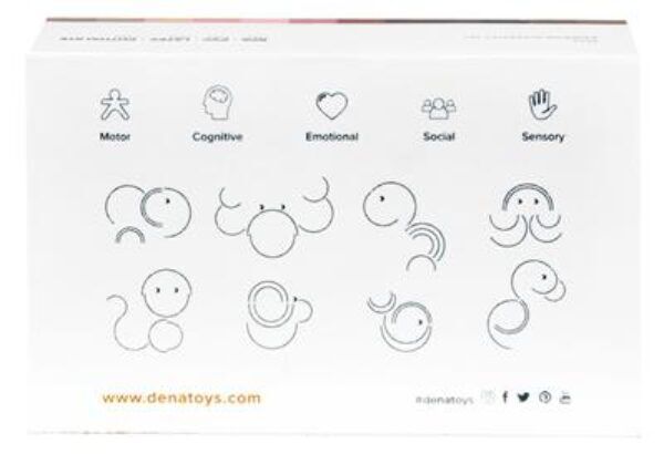 Dëna Siliconen Speelset 6 Rainbow – Regenboog Diversity