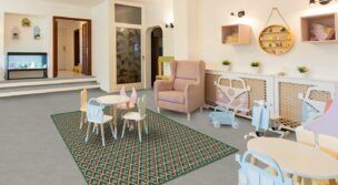 Vinyl vloerkleed in diverse afmetingen – Print Groen