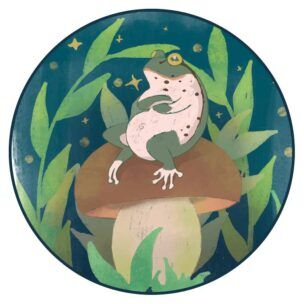 Vinyl vloerkleed in diverse afmetingen – Kikker foto 2