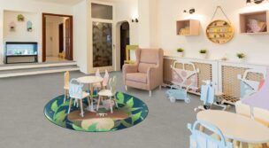 Vinyl vloerkleed in diverse afmetingen – Kikker