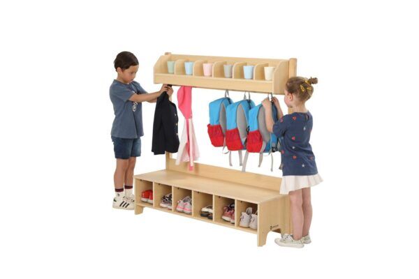 Kinderopvang Kapstok met Schoenenbankje