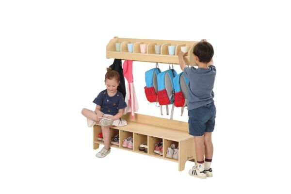 Kinderopvang Kapstok met Schoenenbankje