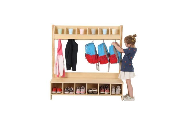Kinderopvang Kapstok met Schoenenbankje