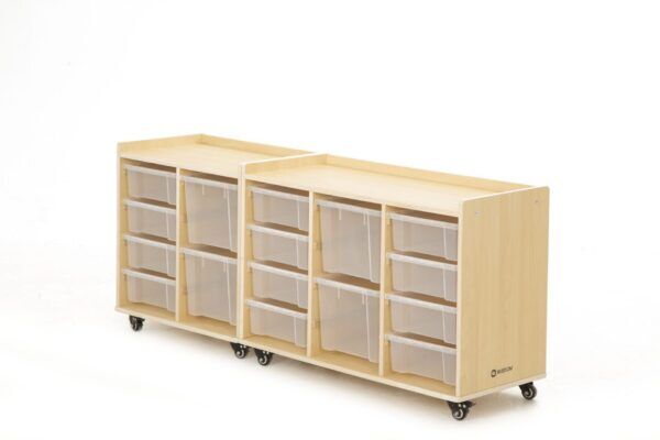 Vakkenkast 8 kleine en 2 grote bakken