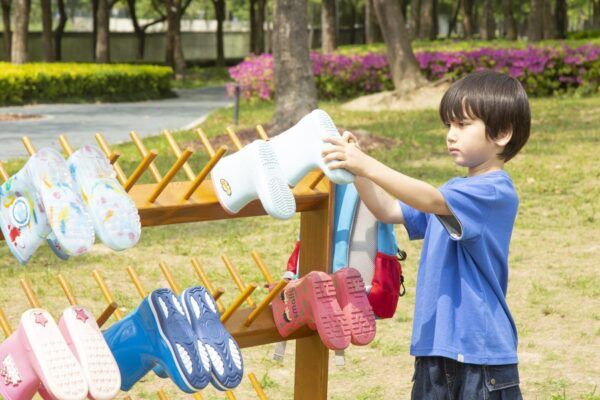 Verrijdbare Laarzenrek Buiten