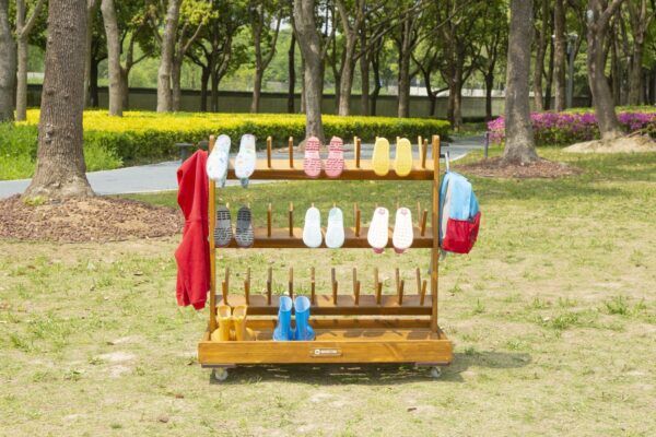 Verrijdbare Laarzenrek Buiten