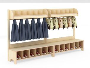 Kinderopvang Kapstok met Schoenenbankje foto 2