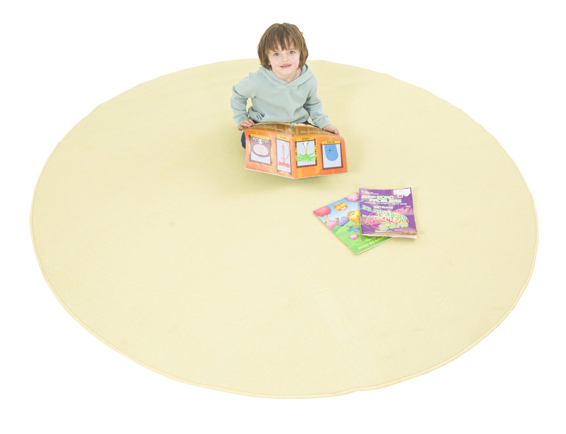 Rond Vloerkleed Beige - 200 cm