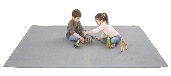 Vierkant Vloerkleed Grijs – 240 x 200 cm