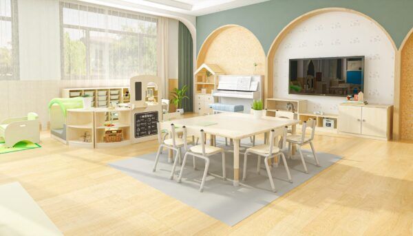 Vierkant Vloerkleed Grijs – 240 x 200 cm