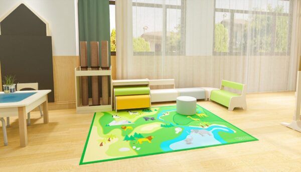 Speelkleed Groot – Dierentuin 200 x 150 cm