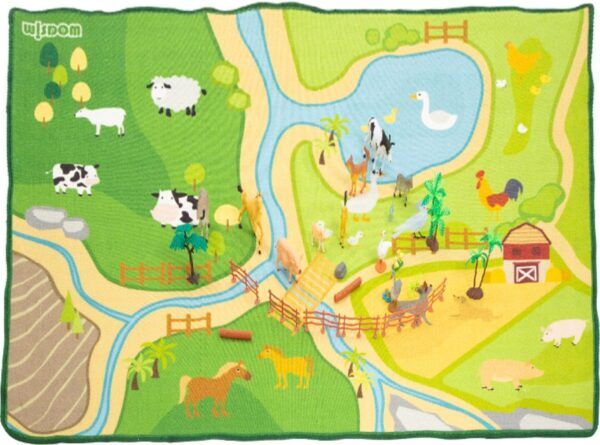 Speelkleed Groot – Boerderij 200 x 150 cm